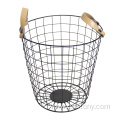 Luxury Design Metal Wire Bin Storage Basket Home